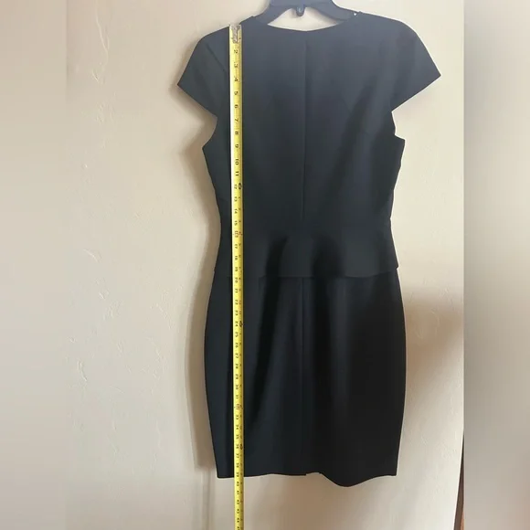 Ted Baker Architectural Black Pencil NWT Dress Size 8 - Picture 6 of 10